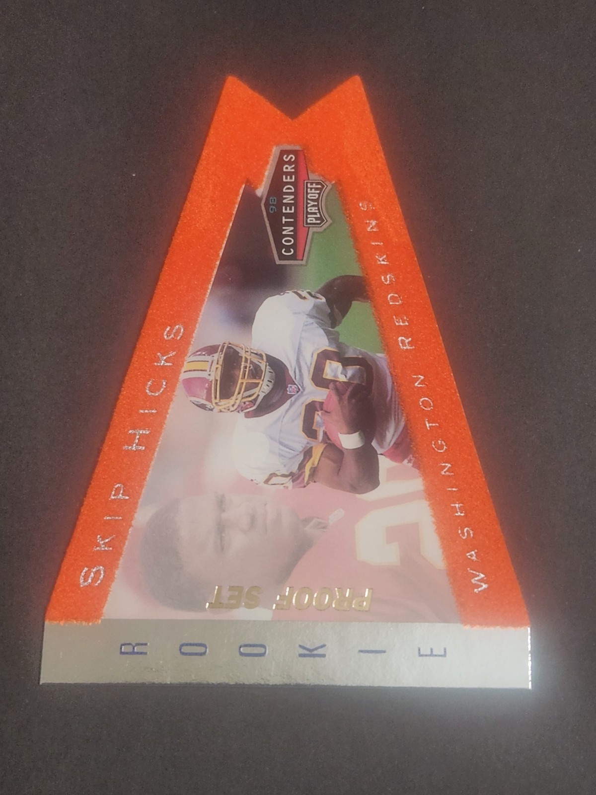 1998 Playoff Contenders Pennants SKIP HICKS #100 Rookie PROOF SET🔥RARE 1 of 1🔥