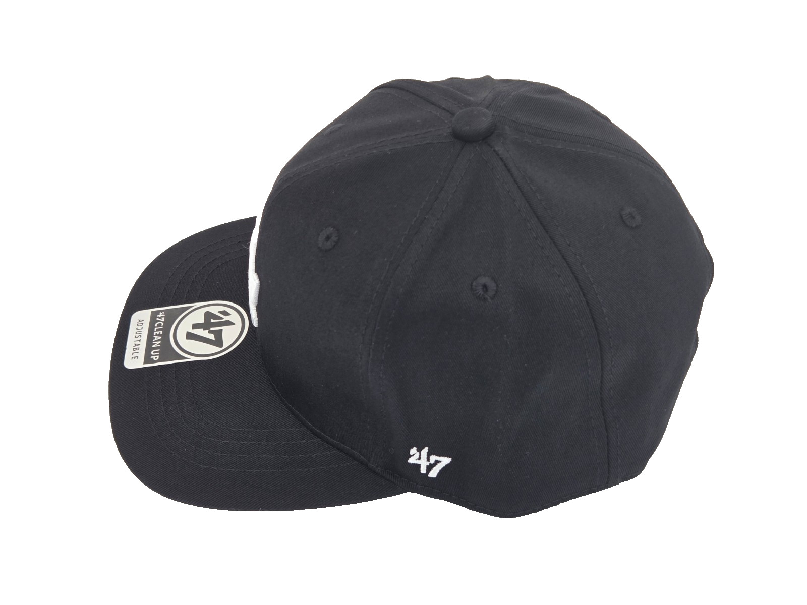 47 Black LA Dodgers Adjustable Snapback Hat Baseball Classic White Logo HT48