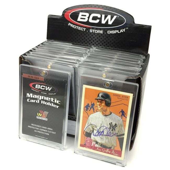 80 BCW Magnetic 35pt. Standard Sized Card Holders