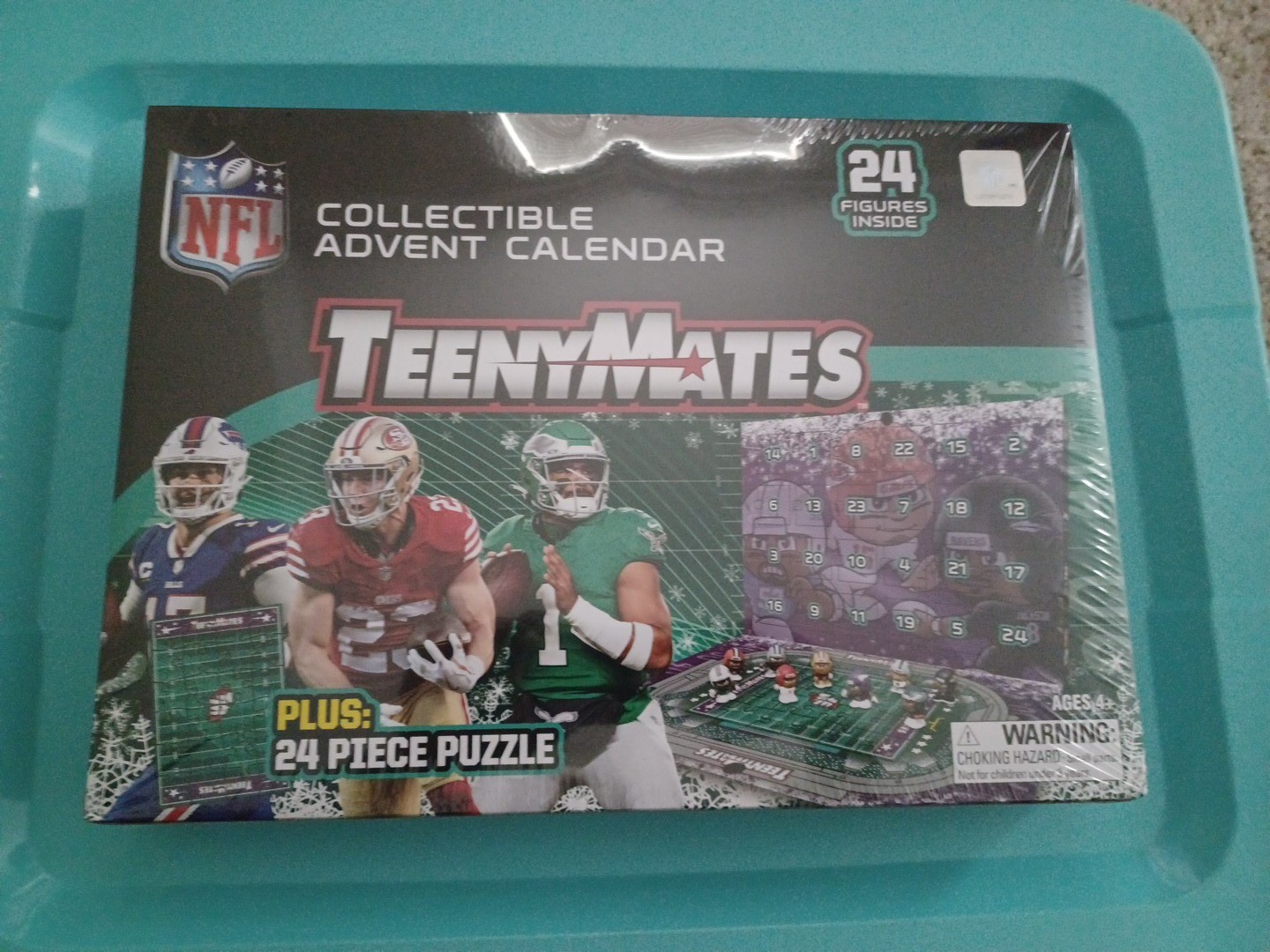 Party Animal NFL TeenyMates DSG Exclusive 2025 Advent Calendar – Rare Figures