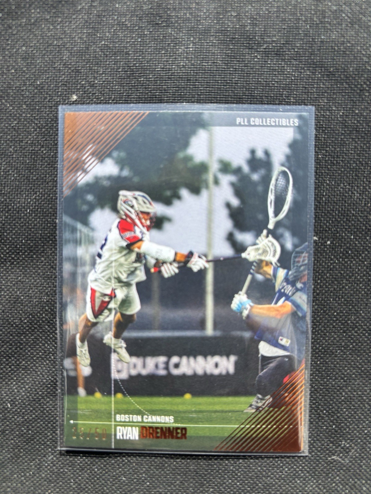 2026 PLL Lacrosse Fieldside II Ryan Drenner Orange /50