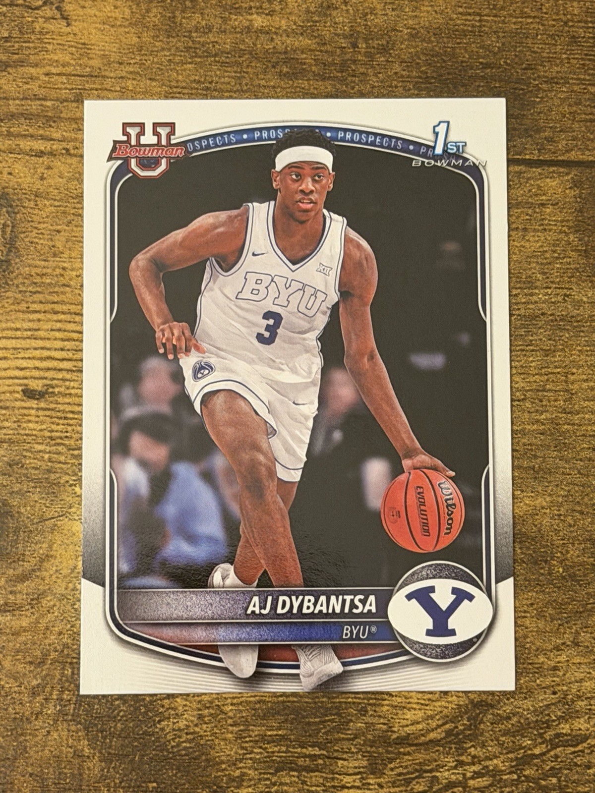 AJ Dybantsa 1st Bowman: 2025-26 Bowman Basketball -Base -BYU #BPP-1