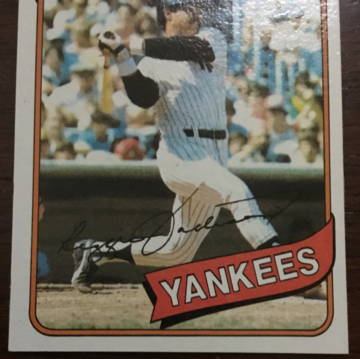 1980 TOPPS #600 REGGIE JACKSON “Mr October” New York YANKEES HOF