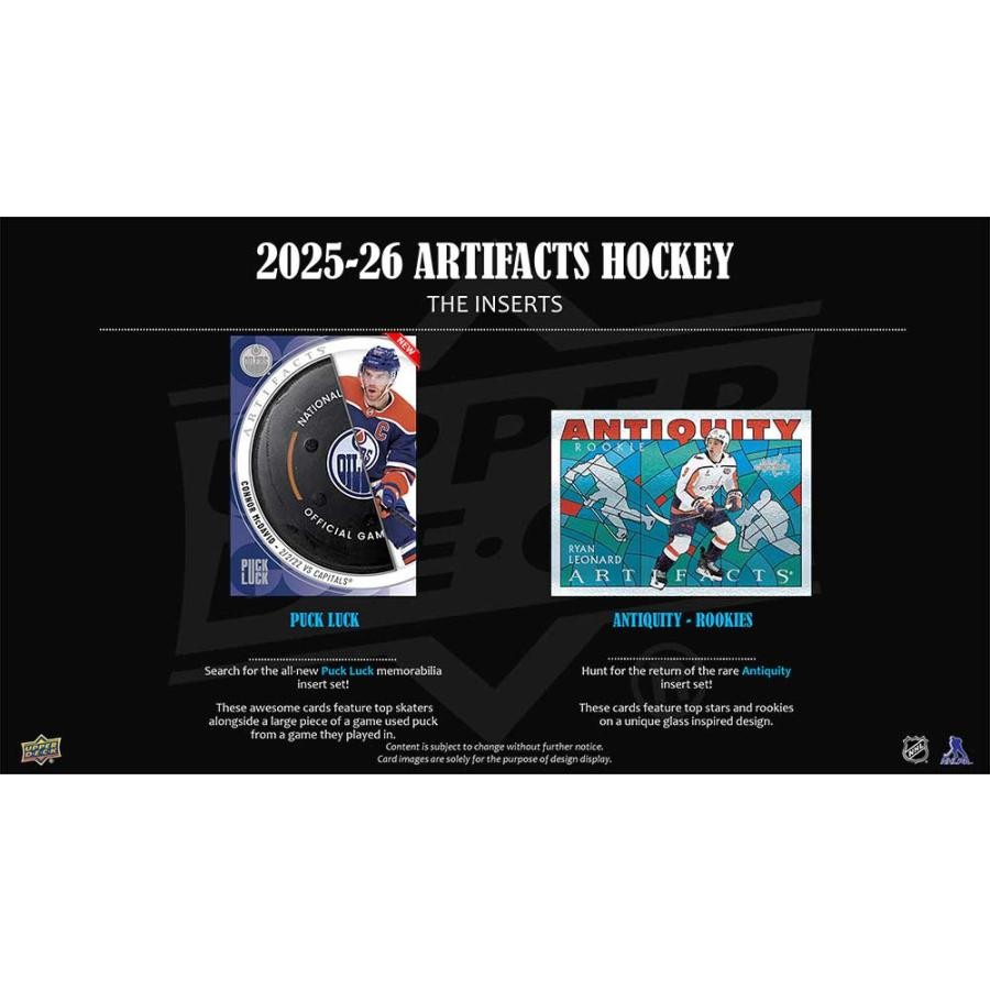 2025-26 Upper Deck ARTIFACTS NHL Hockey Hobby Box FACTORY SEALED