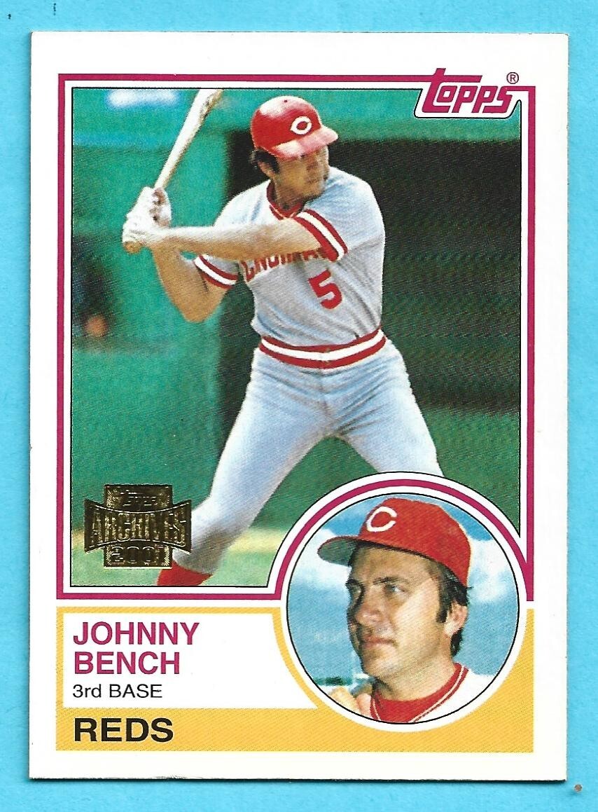 JOHNNY BENCH Singles & Inserts (With Pictures) / You Pick The Cards