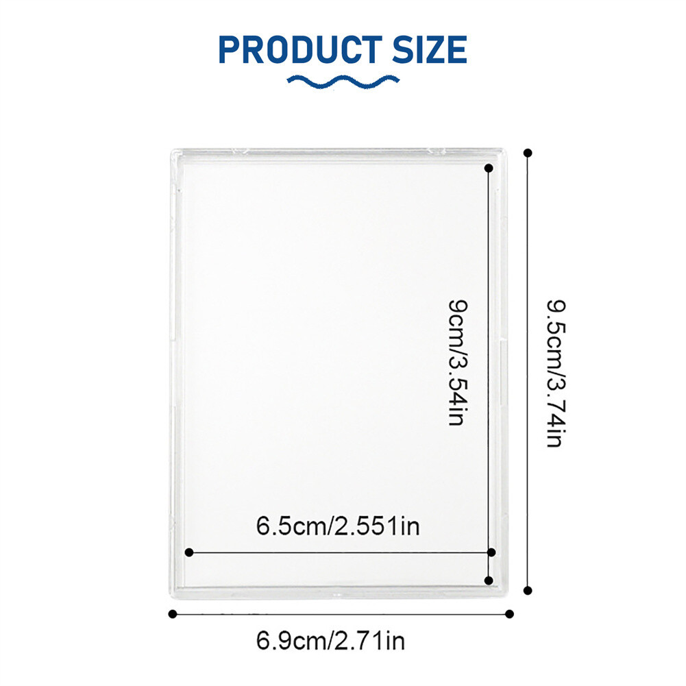 10-50Pcs Card Holder For Baseball Trading Sports Cards 35PT Hard Case Protector