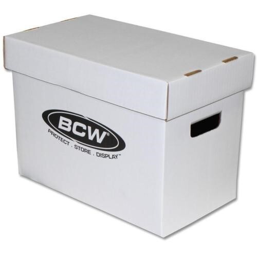10 BCW Magazine / Comic Storage Boxes Bundle Top Quality Cardboard Time Storage
