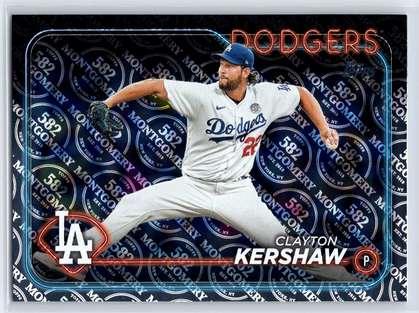 2024 Topps Clayton Kershaw 582 Montgomery Club Parallel Los Angeles Dodgers #351