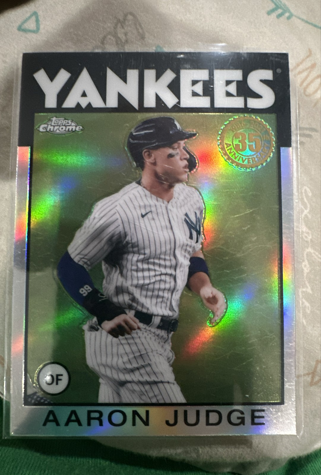 2021 Topps Chrome – 1986 Topps Baseball Aaron Judge #86BC-1