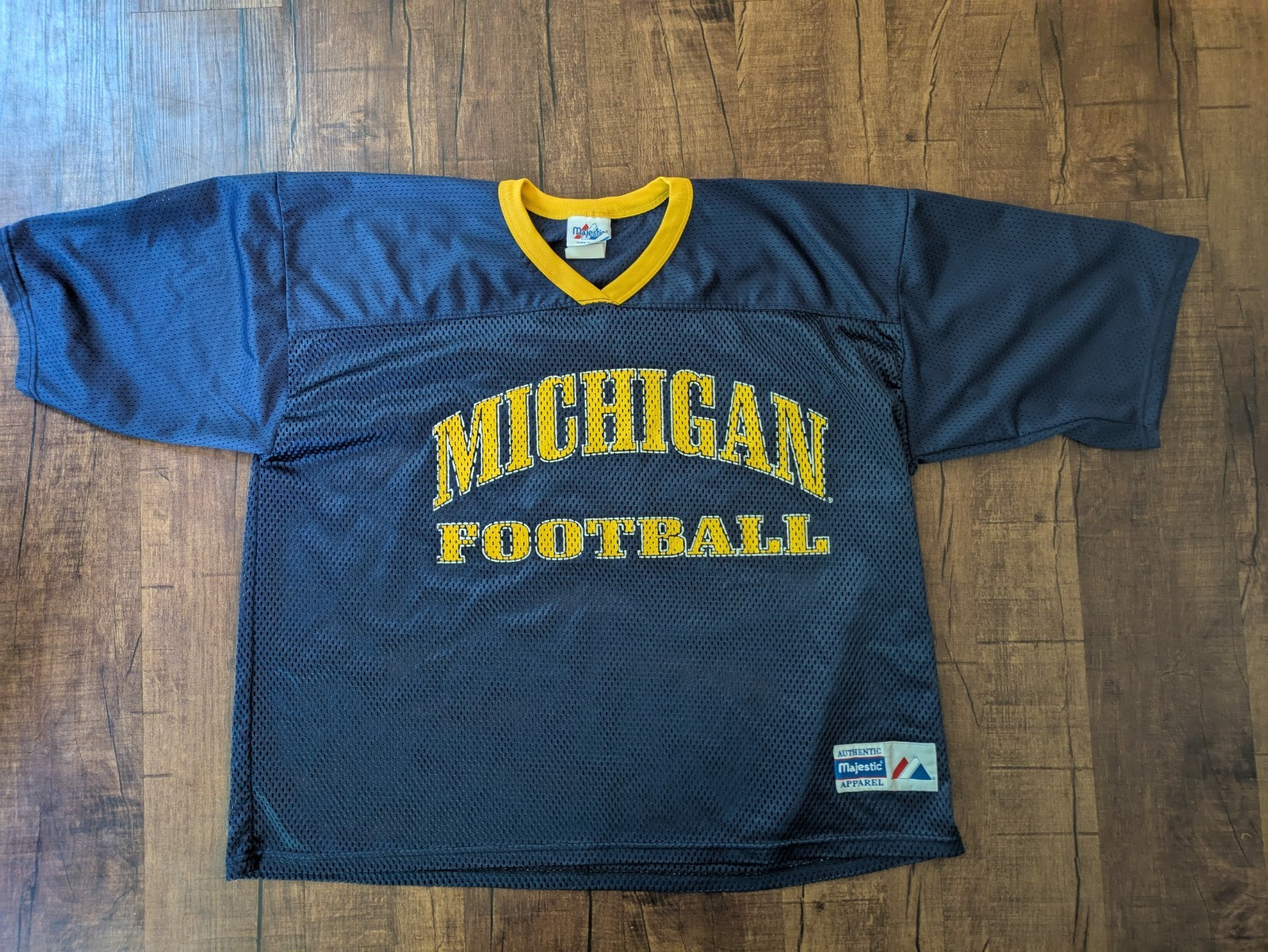 Majestic Michigan Wolverines Football Jersey Adult XL Brady Harbaugh VINTAGE