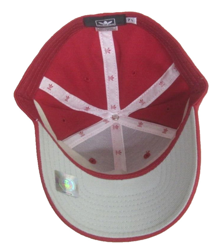Nebraska Cornhuskers Red Structured Fitted Hat By adidas
