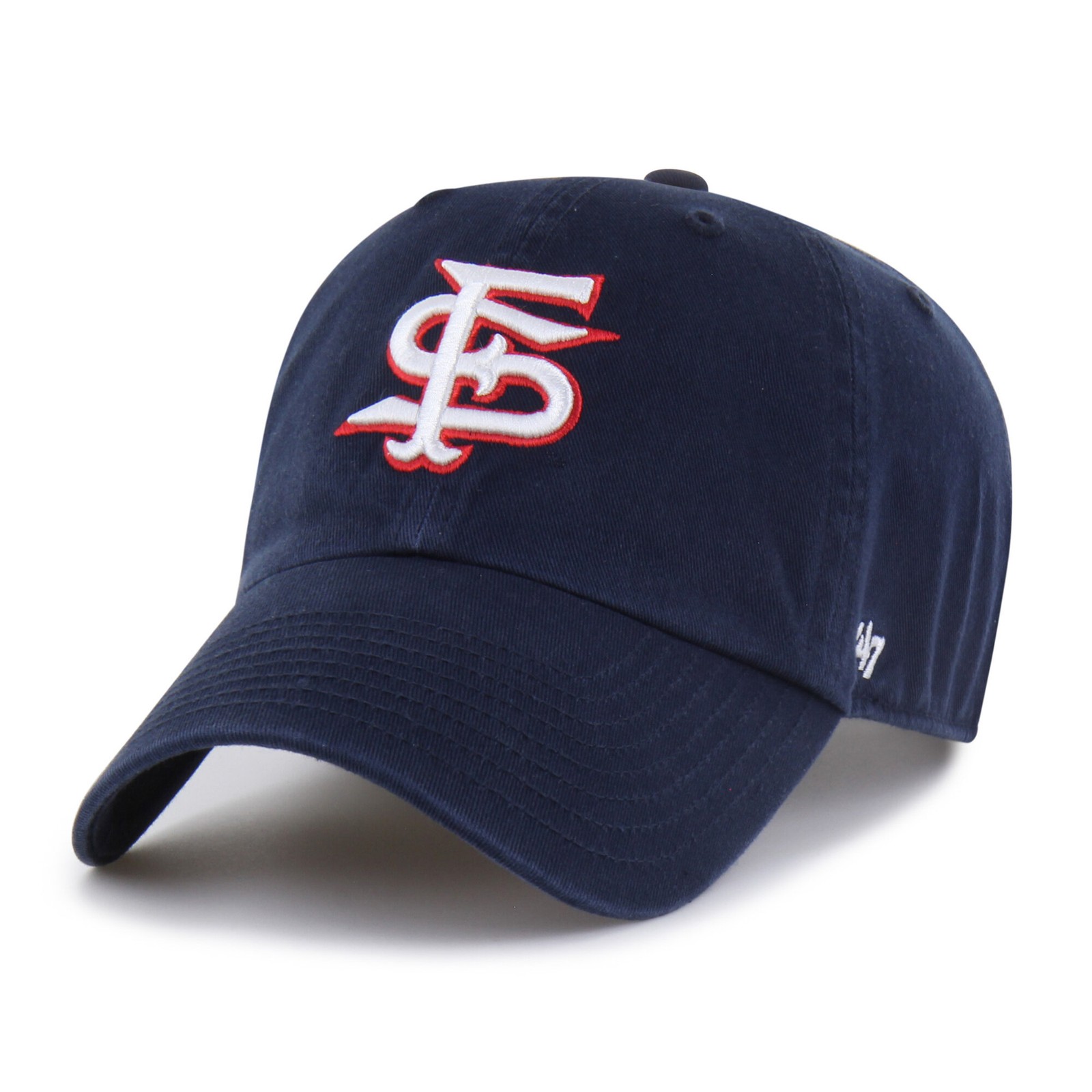 Men’s ’47 Navy Fresno State Bulldogs Clean Up Adjustable Hat
