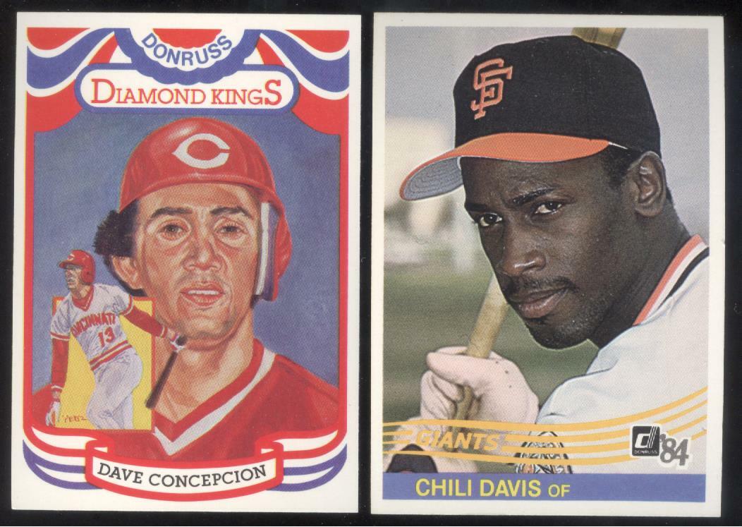 BUY 1, GET 1 FREE – 1984 DONRUSS BASEBALL – YOU PICK #1 – 200 – FREE SHIPPING