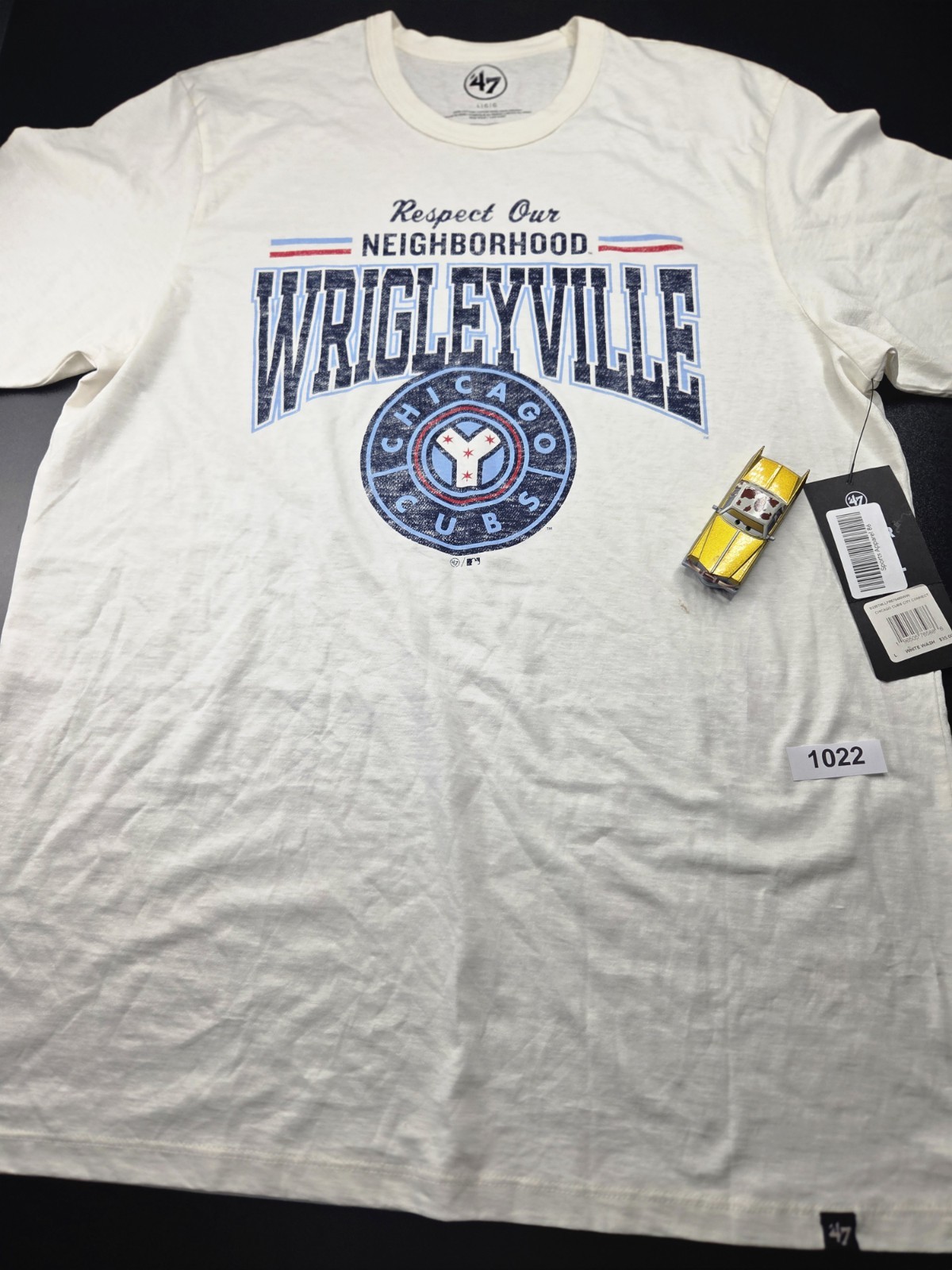 47 Brand Chicago Cubs Wrigleyville T-Shirt Men’s Large White NWT MLB #1022