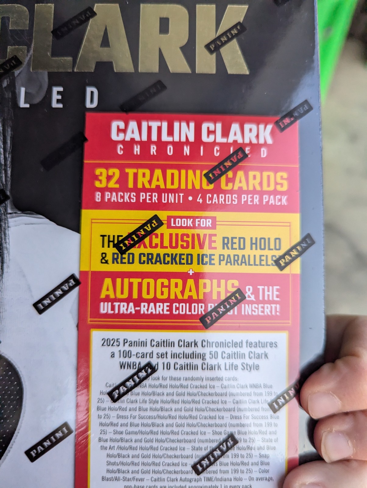 2025 Panini Caitlin Clark Chronicled Target Exclusive Factory Sealed New