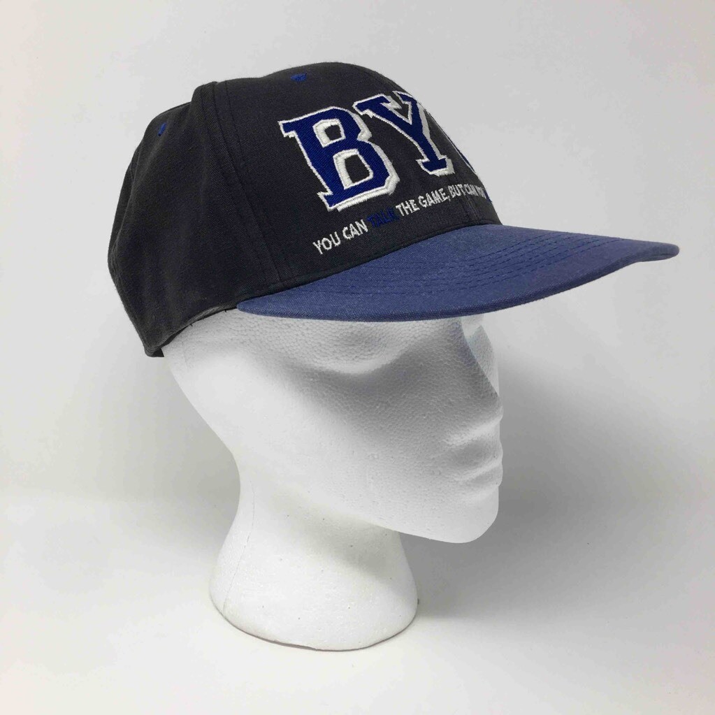 Vintage BYU Cougars Snapback Hat Sample Above The Rim Basketball We Can Play