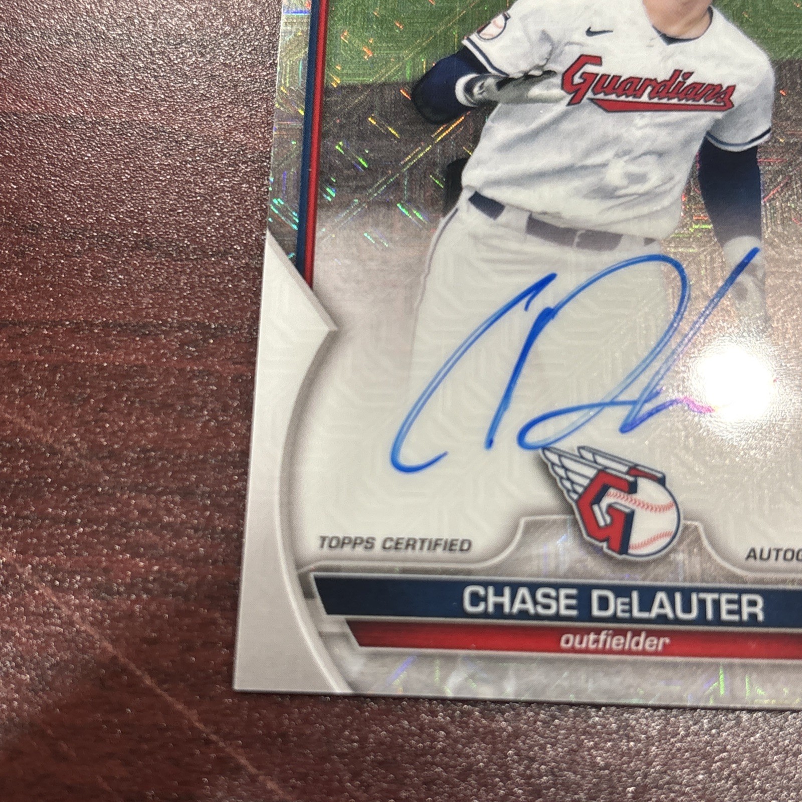 2023 Bowman – Chrome Prospect Mega Box Autographs Chase Delauter #BMA-CD (AU,…