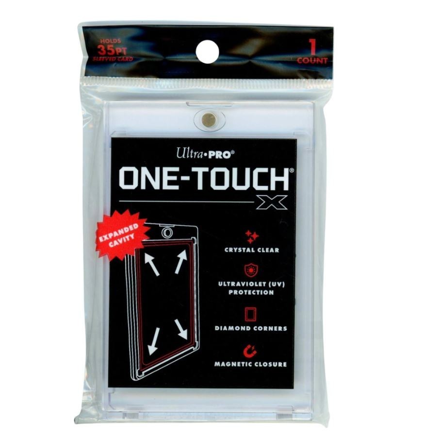 (3-Pack) Ultra Pro One Touch X 35pt UV Magnetic Card Holder For Sleeved Cards