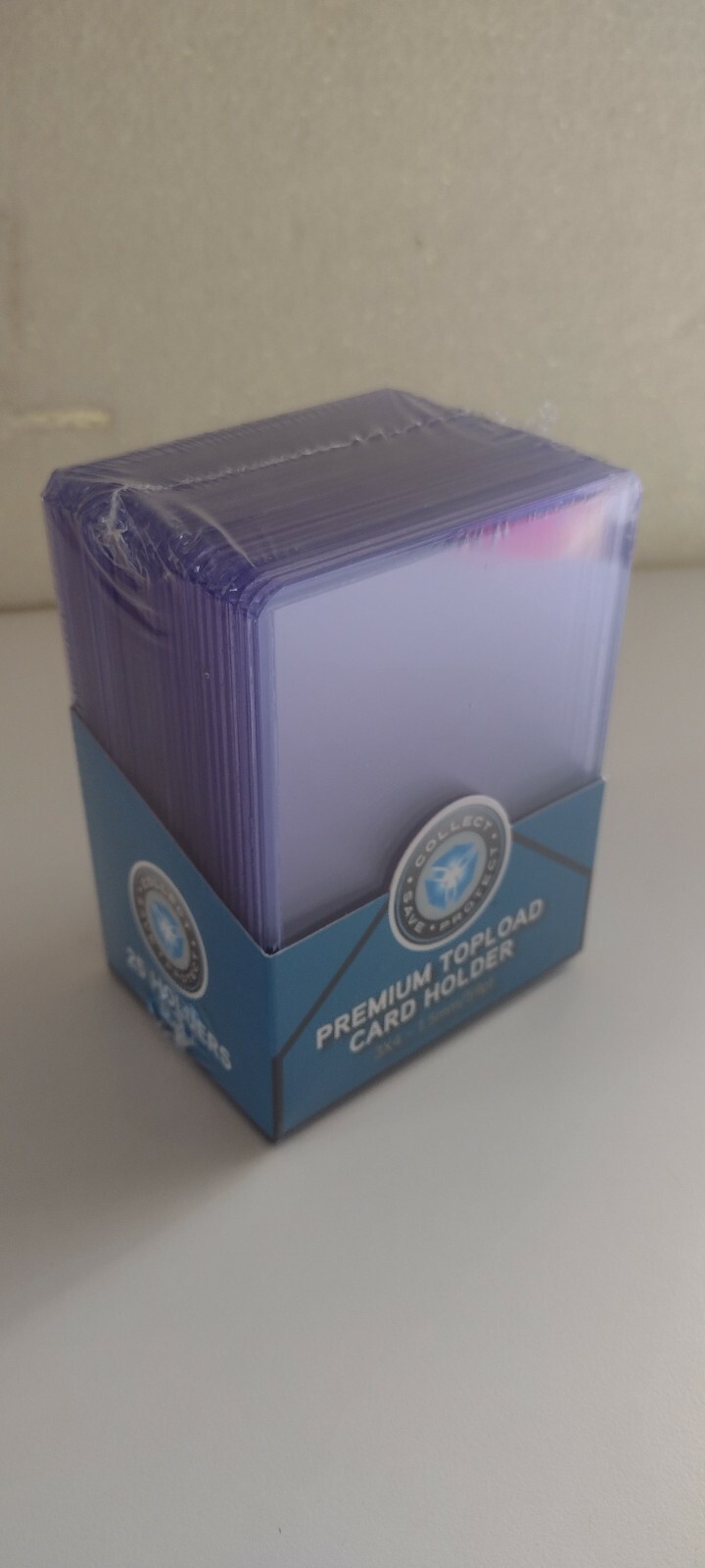 CSP 1.5mm Rigid Top Load Protector Package of 25 New NIP 3×4 59Pt