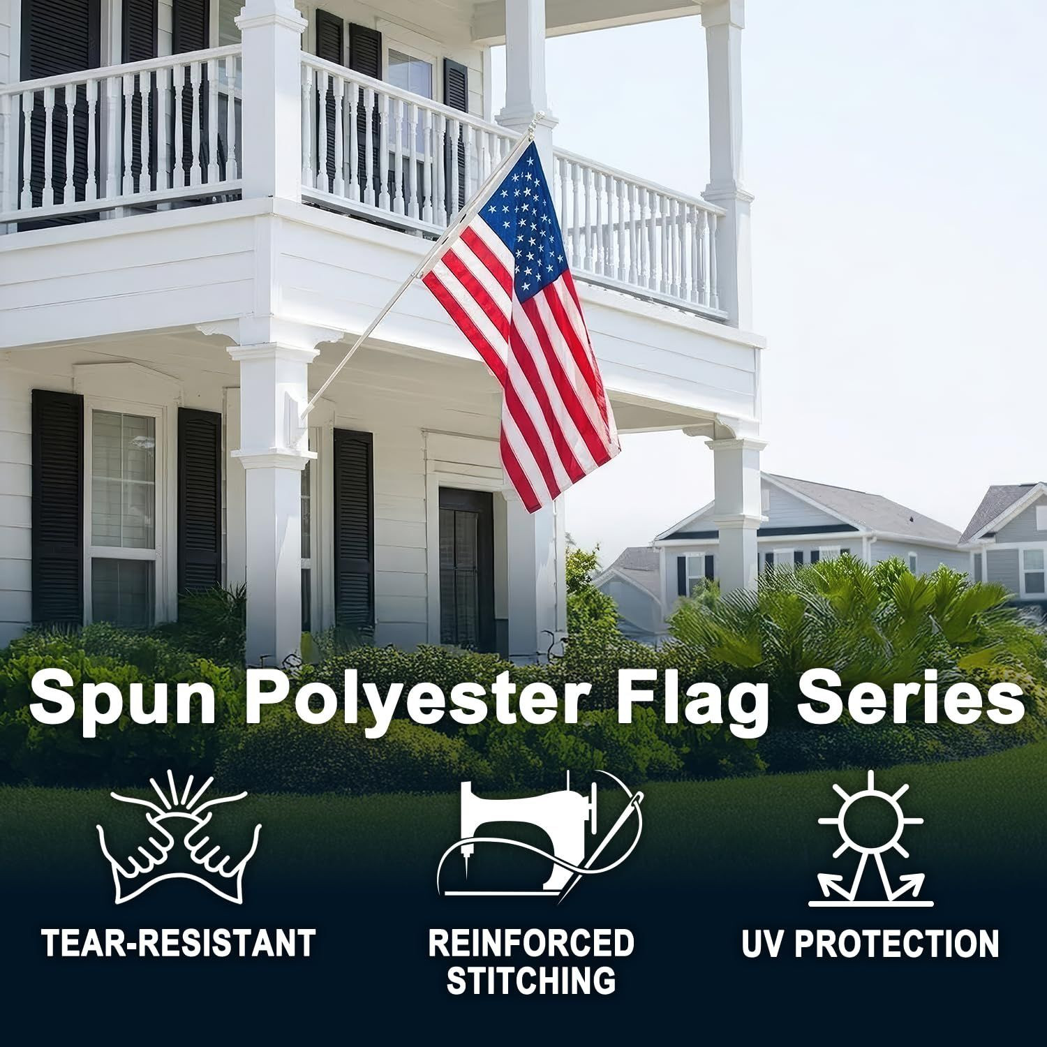 MVPRING American Flag 3×5 Ft for Outside, 36 inches by 60 inches, 3X5FT