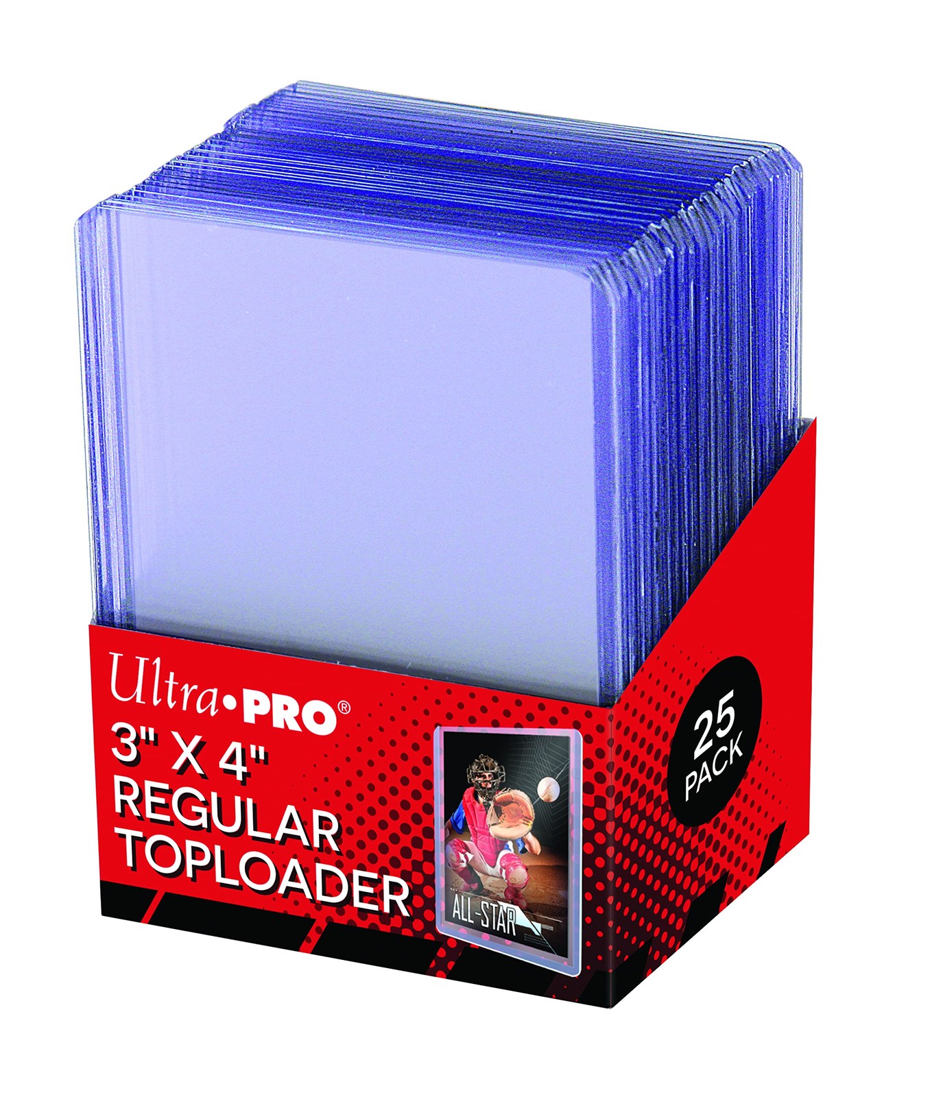 Ultra Pro 3″ X 4″ Clear Regular 25ct Top Loaders for Sports & TCG Cards