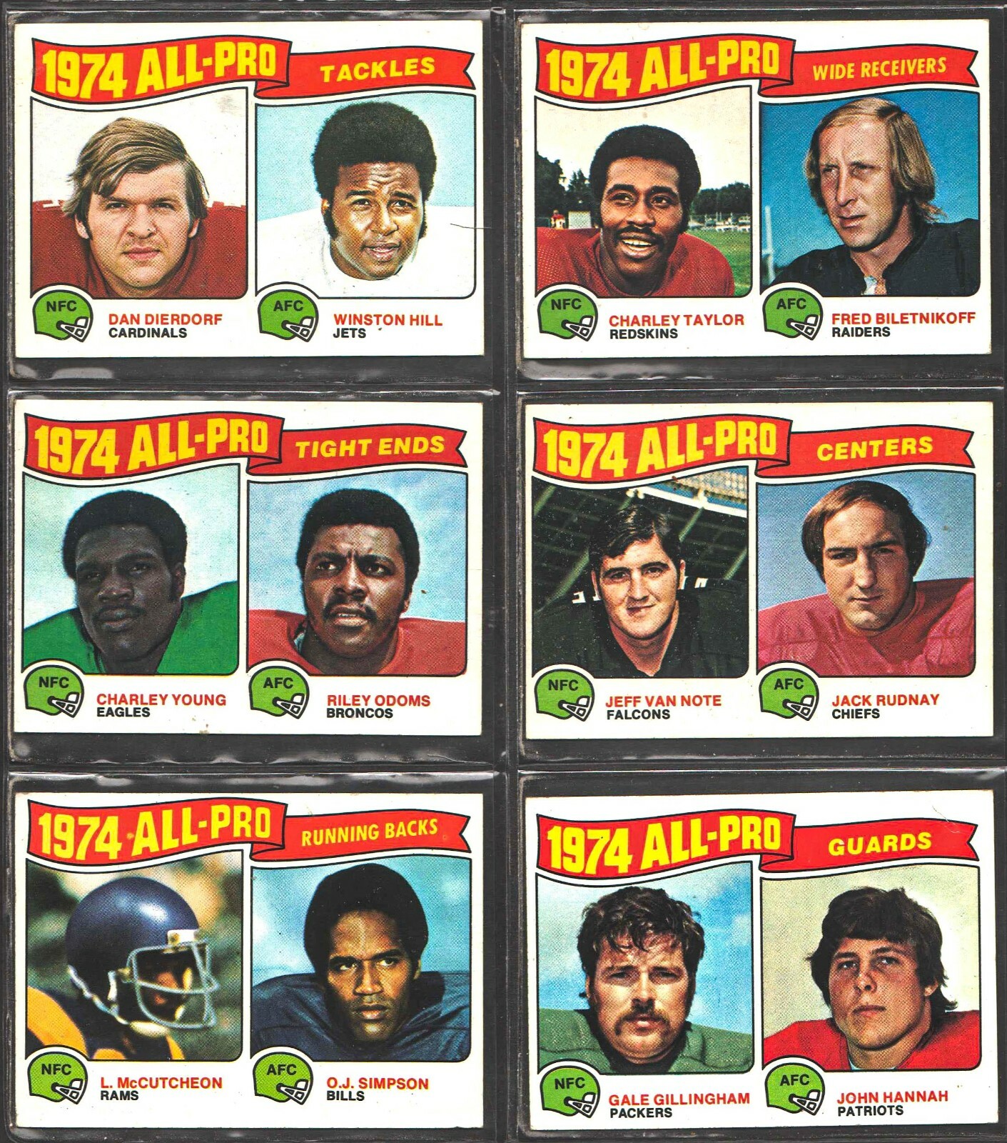 1975 Topps Football – Pick A Card #201-400 Flat Rate Shipping!