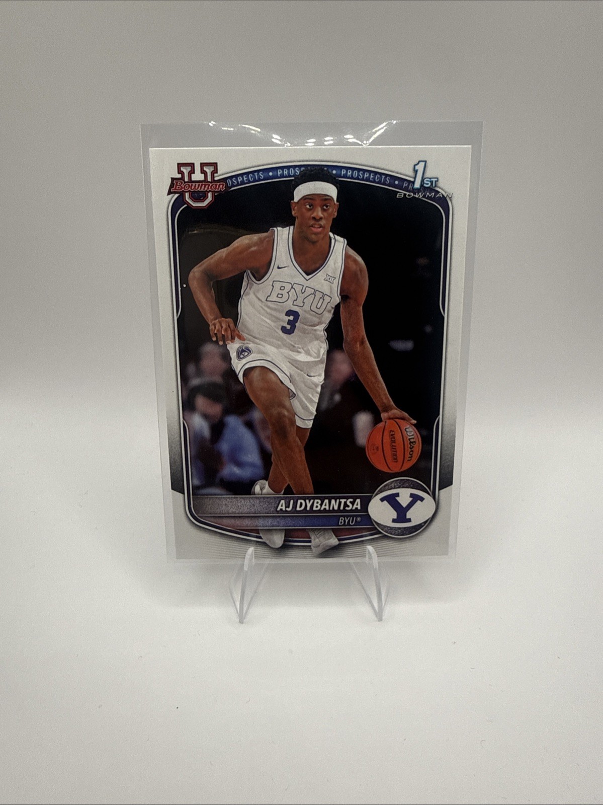 AJ Dybantsa 1st Bowman: 2025-26 Bowman Basketball -Base -BYU #BPP-1