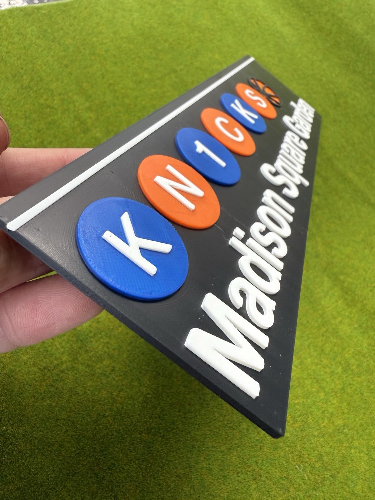 Madison Square Garden Station Sign New York Knicks Basketball Fan Gift