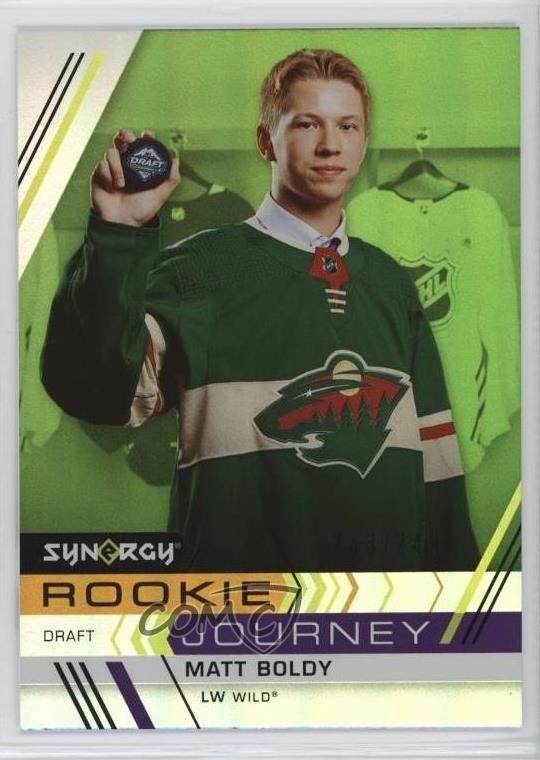 2022-23 Upper Deck Synergy Rookie Journey Green Draft /249 Matt Boldy #RJ-1 14sr