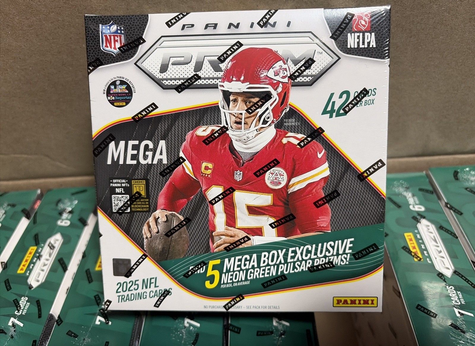 2025 Panini Prizm Football 42Ct. Mega Box | Factory Sealed | Dmg Box