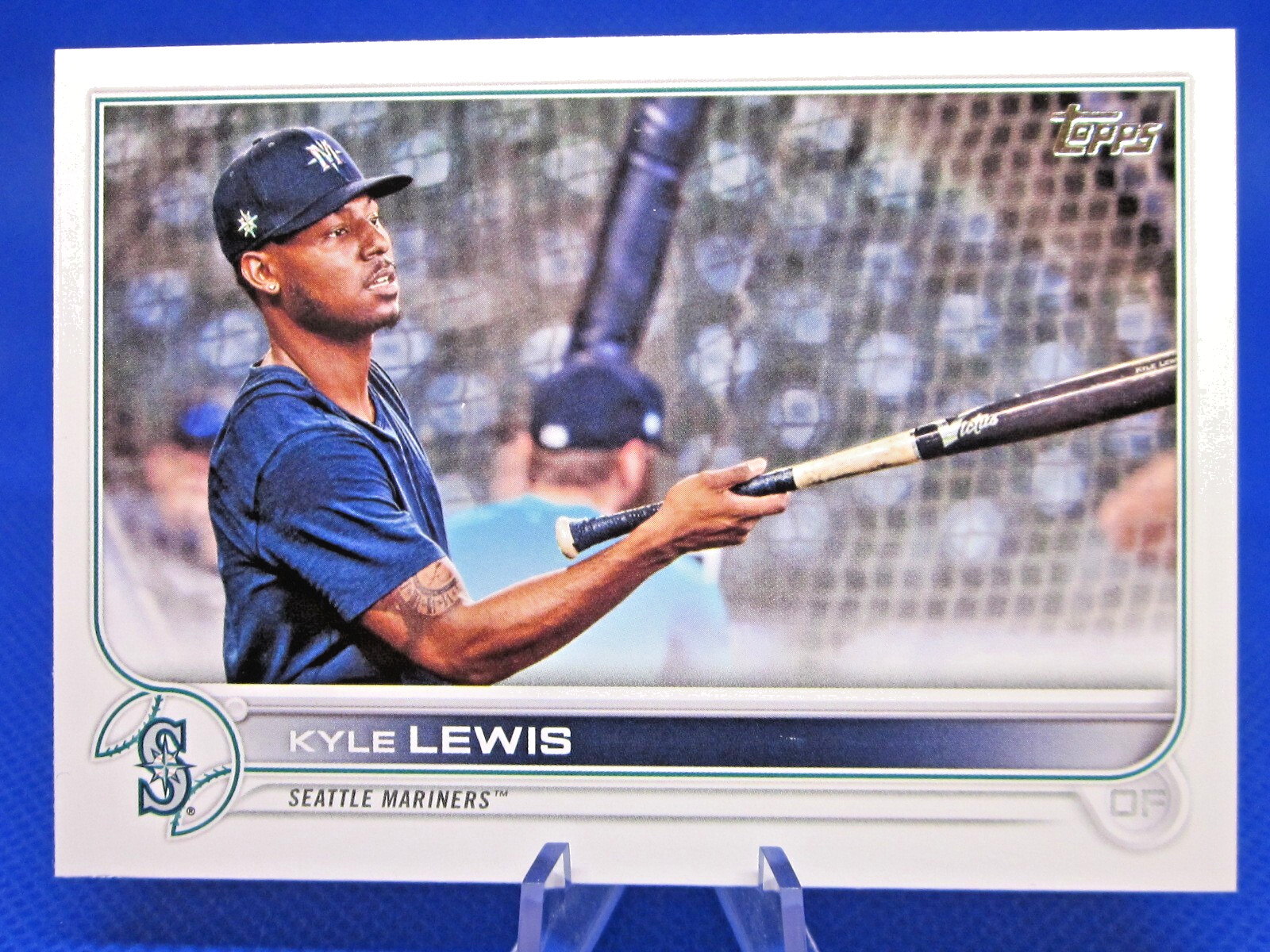 2022 TOPPS SERIES 1 #206 KYLE LEWIS SP SHORT PRINT VARIATION SEATTLE MARINERS