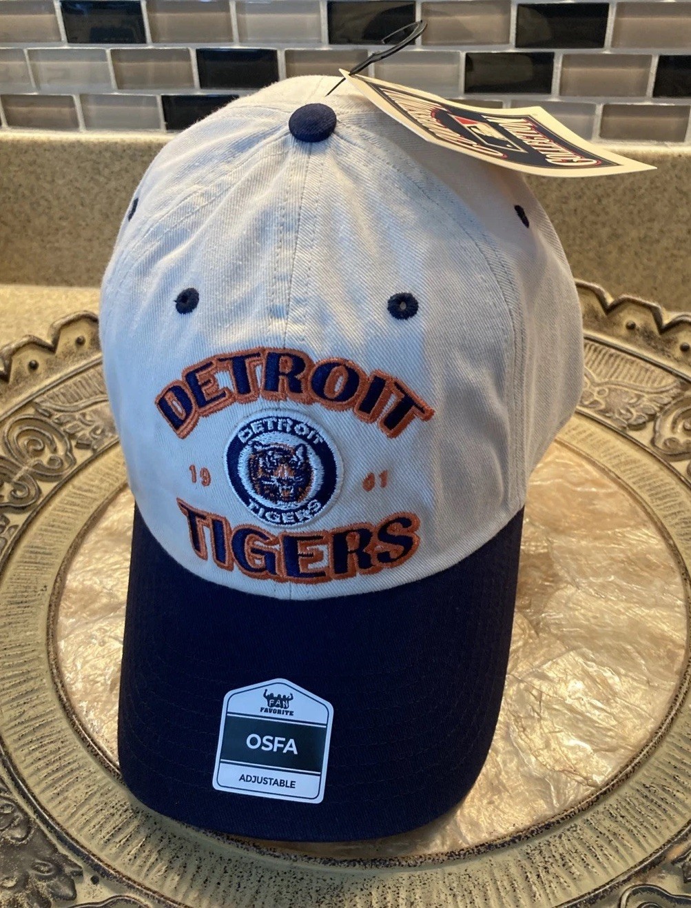 Detroit Tigers Cooperstown Collection 1901 Adjustable Hat Cap NWT