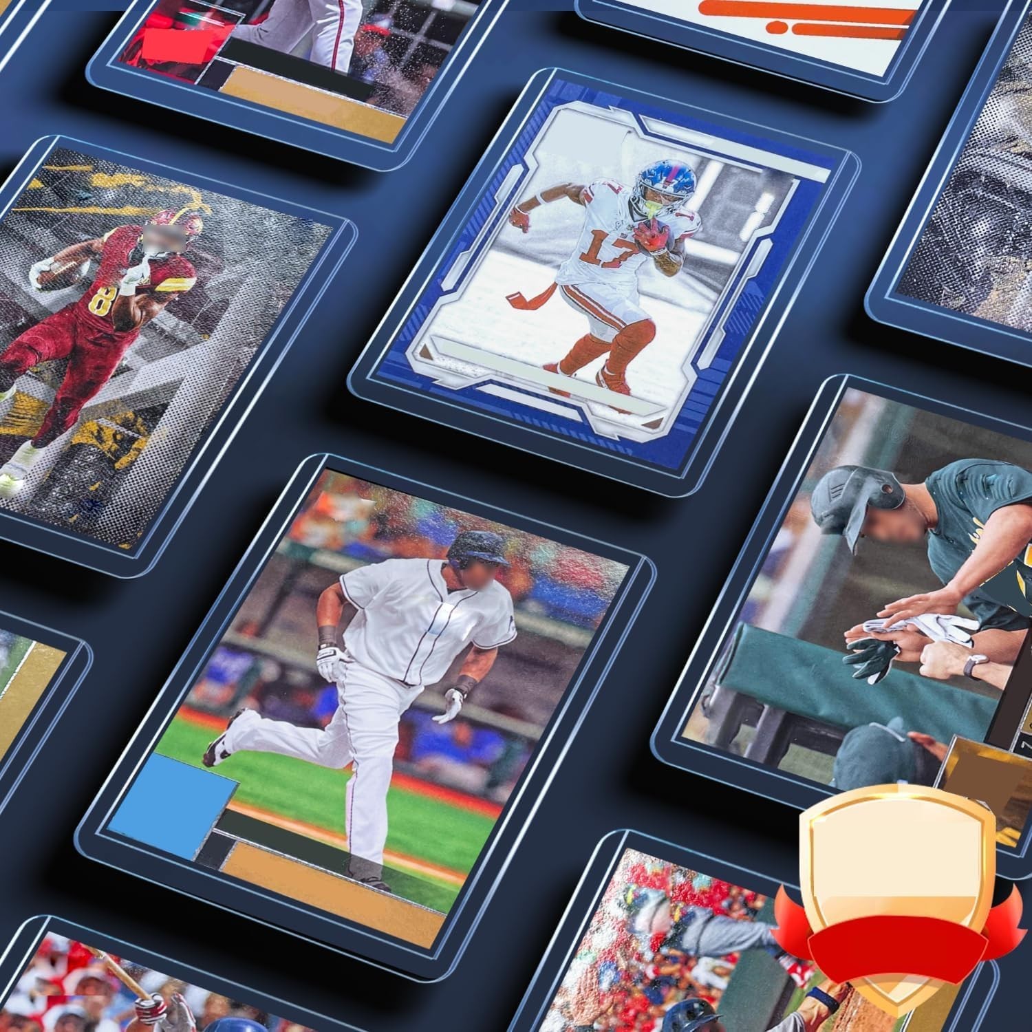 Preserve Your Collection: 200 Count Card Sleeves with 100 Hard & Soft Sleeves