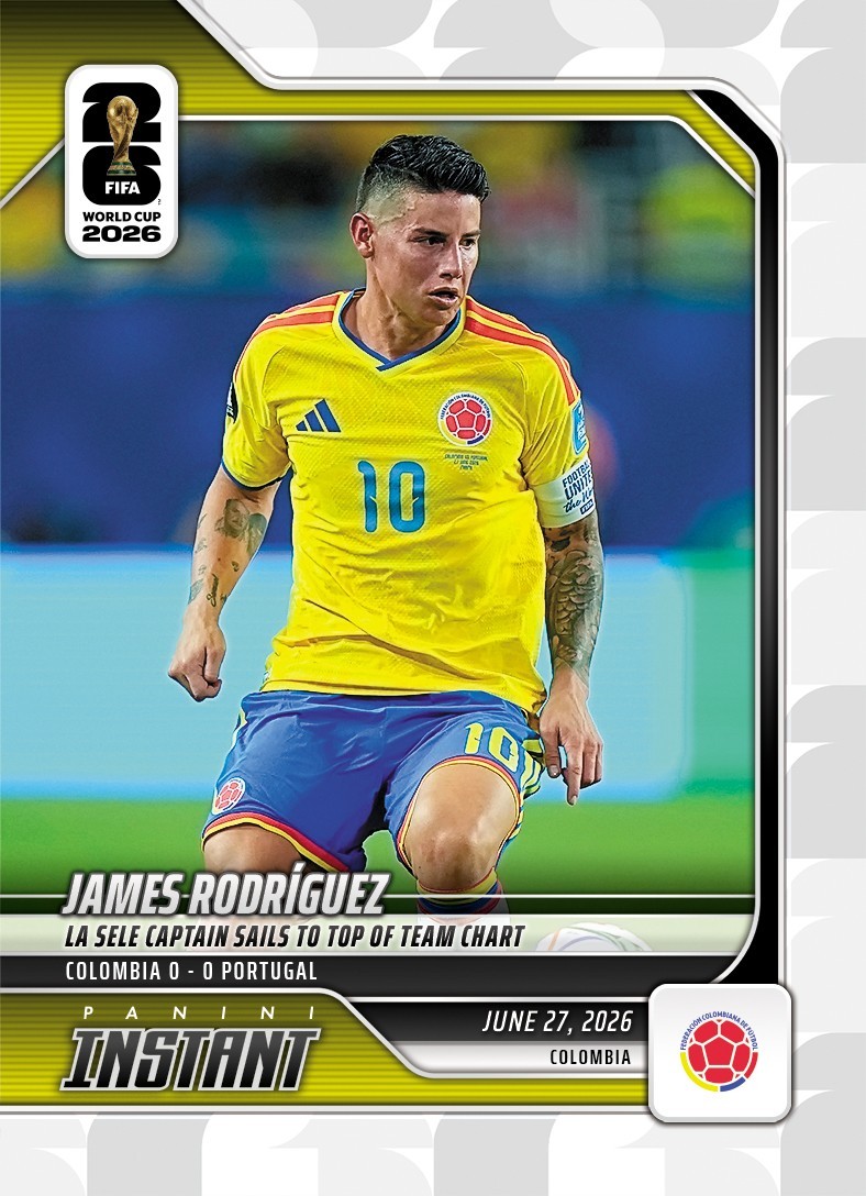 2026 Panini Instant FIFA World Cup #156 James Rodriguez Colombia PRESALE