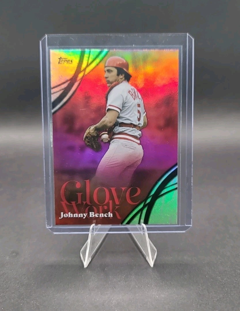 2026 Topps Series 2 Glove Work Johnny Bench #GW-13 Cincinnati Reds