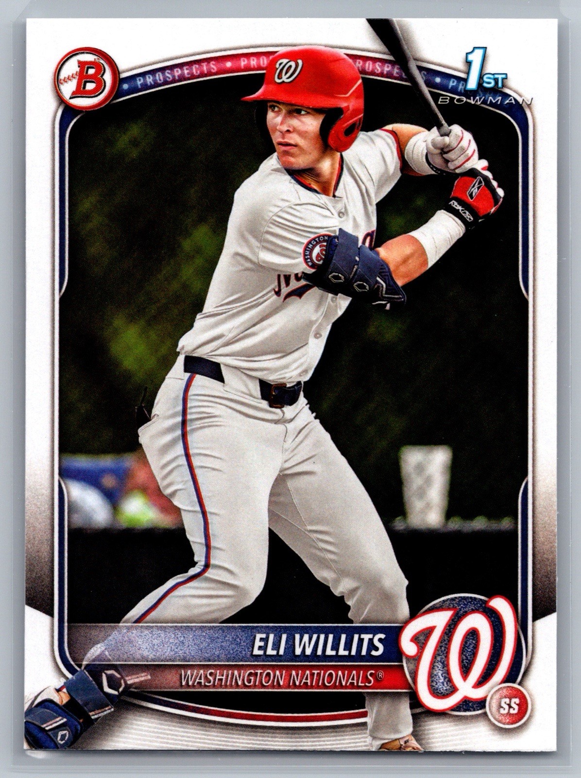 Eli Willits 1ST BOWMAN 2025 Bowman Draft #BD-1 Nationals