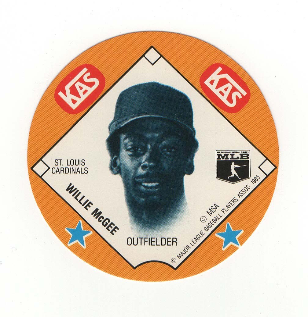 1985 85 KAS Potato Chips Snack Time Disc Ripken Gwynn Carlton Schmidt Seaver