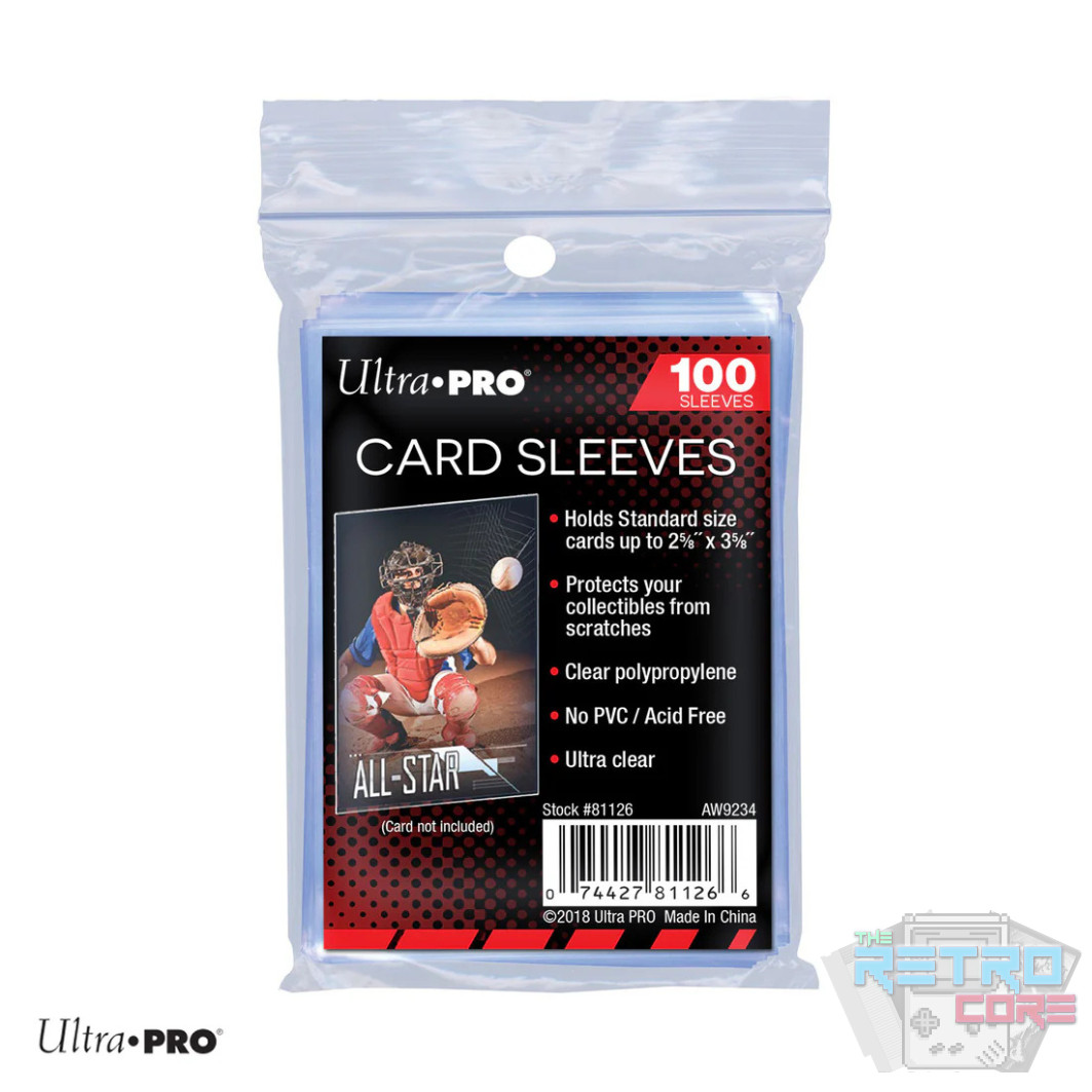 Ultra PRO 2.5 x 3.5 inch Trading Card Penny Soft Sleeves – 100 Pack