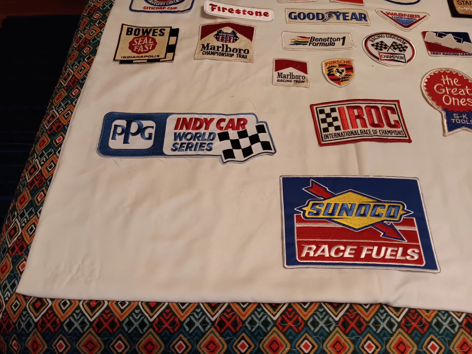 Indy/champ Car Patch Collection 75 Pcs In All