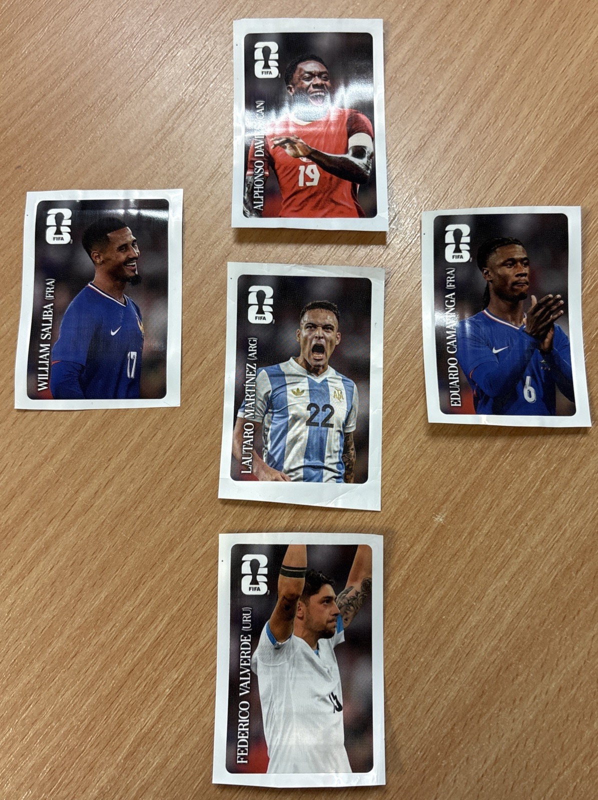 Panini – World Cup 2026 – Coca Cola Stickers – Group of 5 Stickers