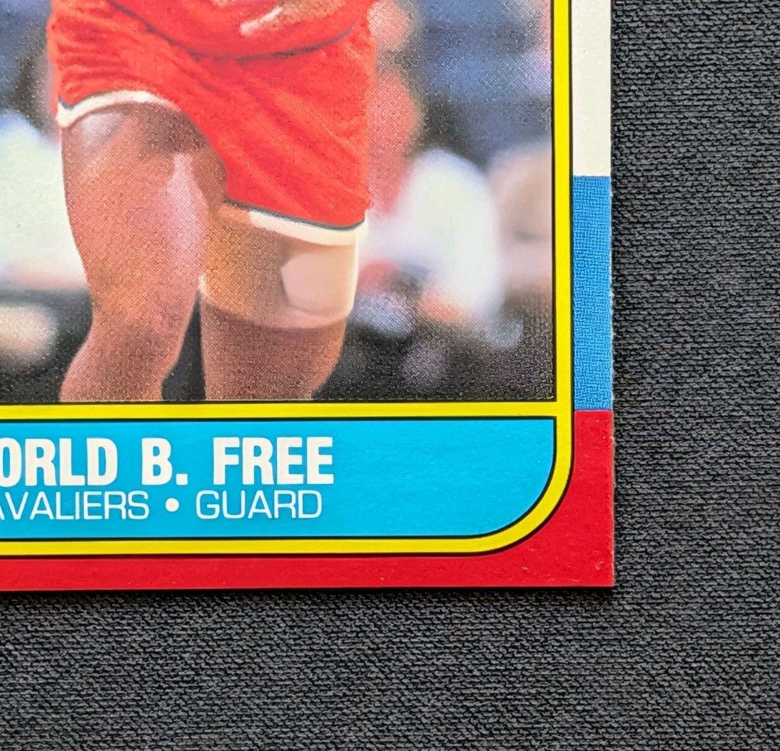 1986-87 Fleer Set-Break # 35 World B. Free NR-MINT