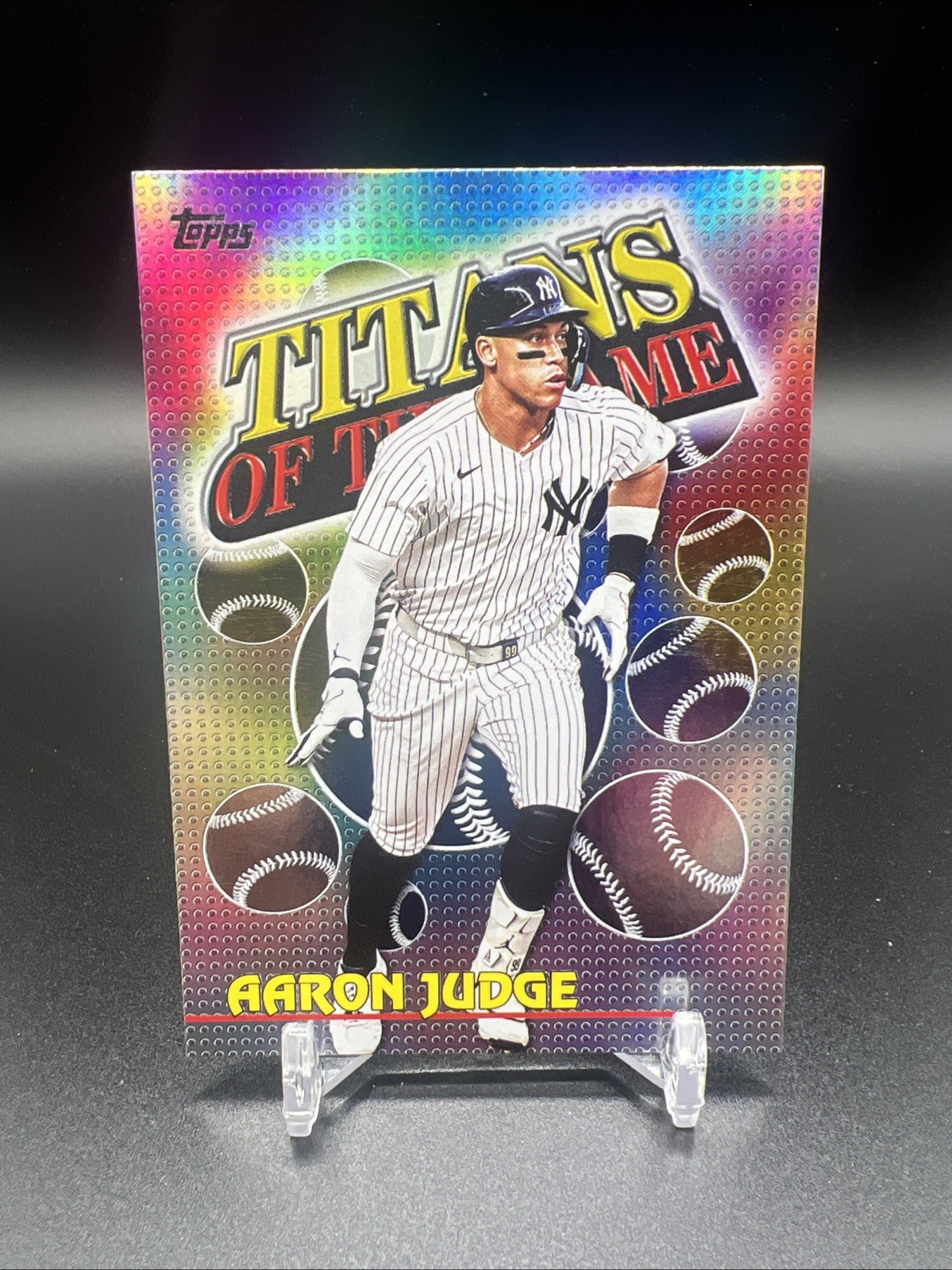 Aaron Judge 2026 Topps Series 1 #TOG-3 Titans Of The Game Refractor