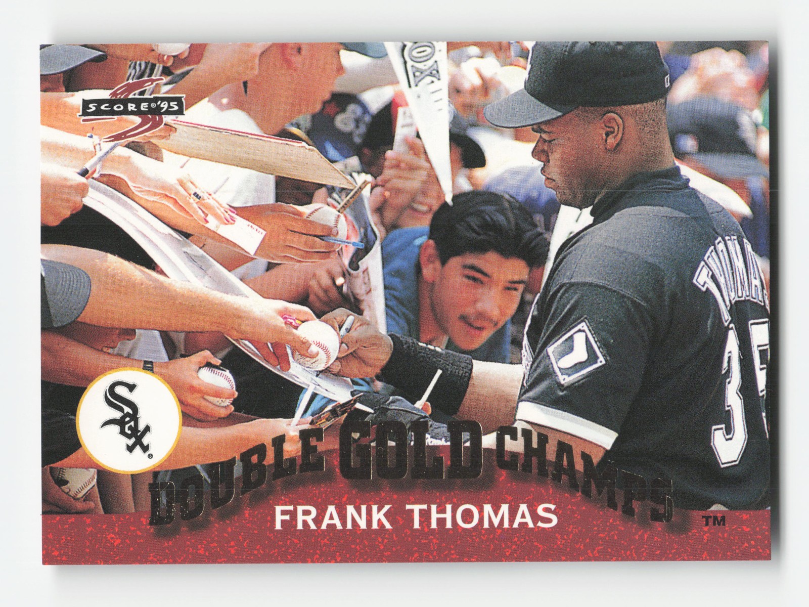 1995 Score Double Gold Champs #GC1 Frank Thomas Near Mint or Better