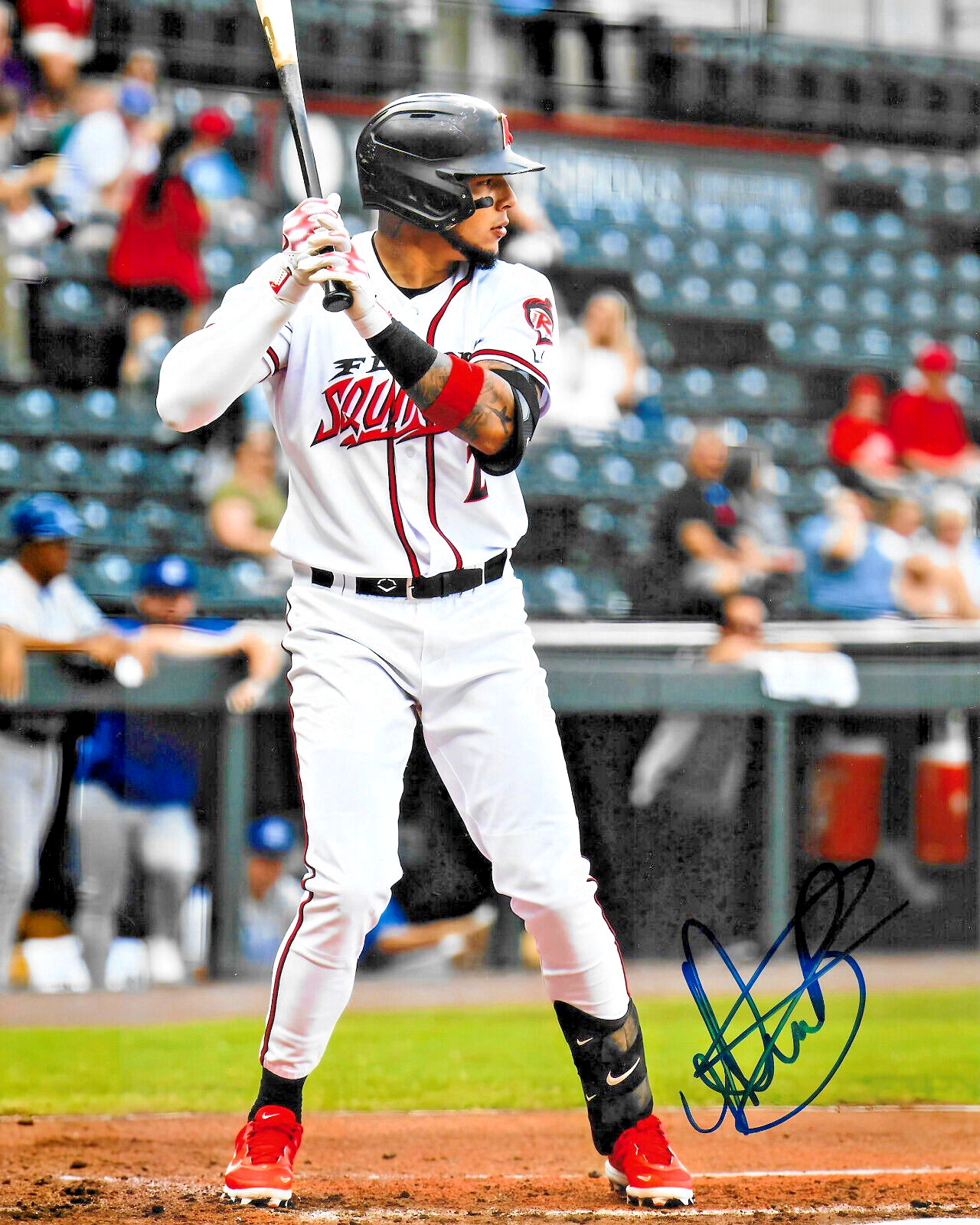 Victor Bericoto Signed IP 2024 Richmond Flying Squirrels 8×10 MLB Debut 5/22/26!