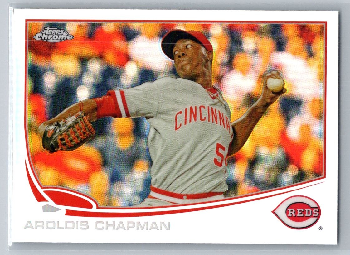 2013 Topps Chrome Refractors #124 Aroldis Chapman