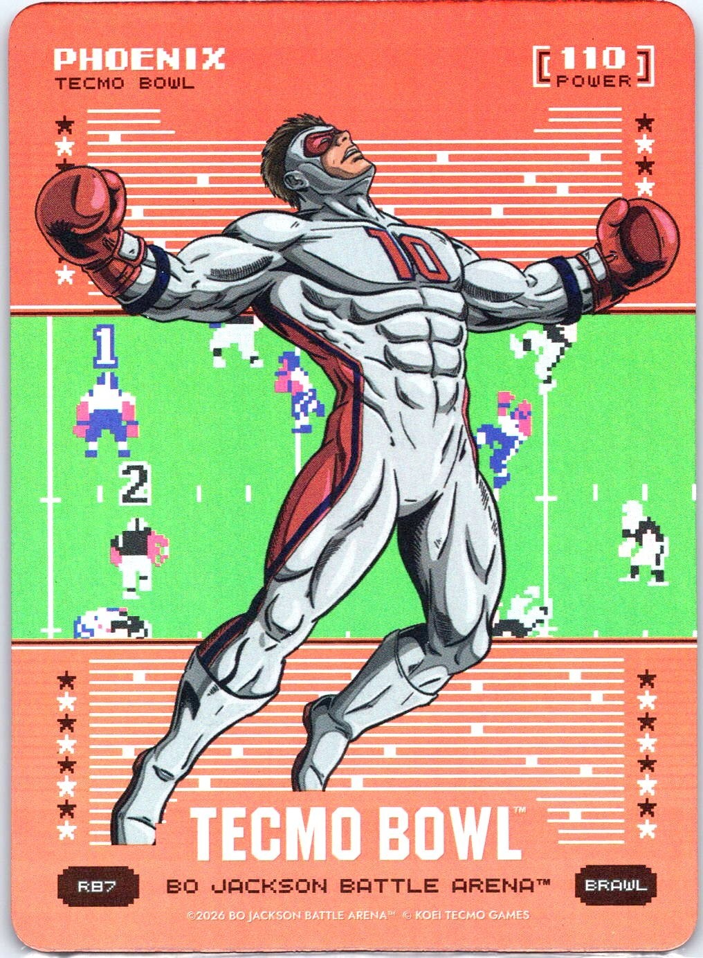 Bo Jackson Battle Arena Tecmo Bowl Phoenix Brawl Battlefoil Bo Nix