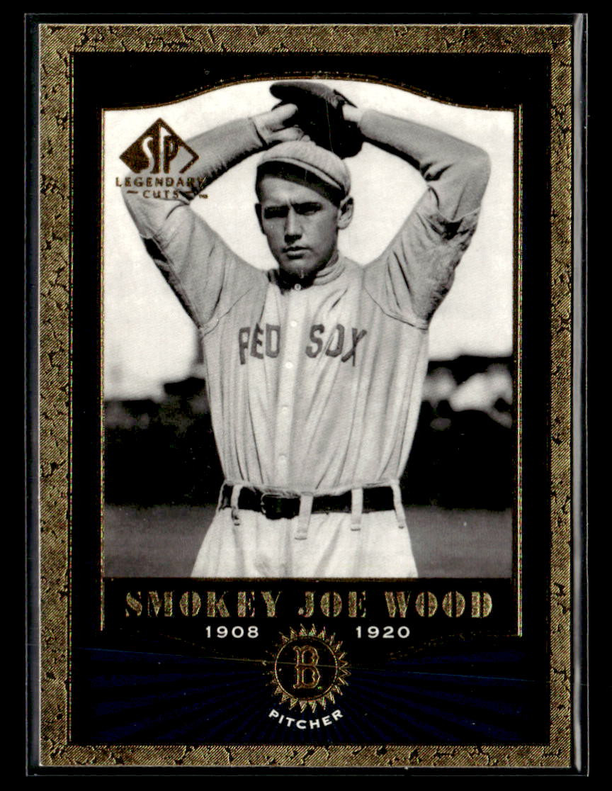 2001 SP Legendary Cuts #65 Smokey Joe Wood Card Boston Red Sox
