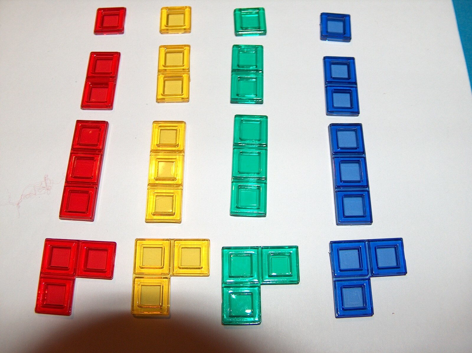 Blokus replacement pieces – single double triple 3-piece pieces Mattel RIDGED