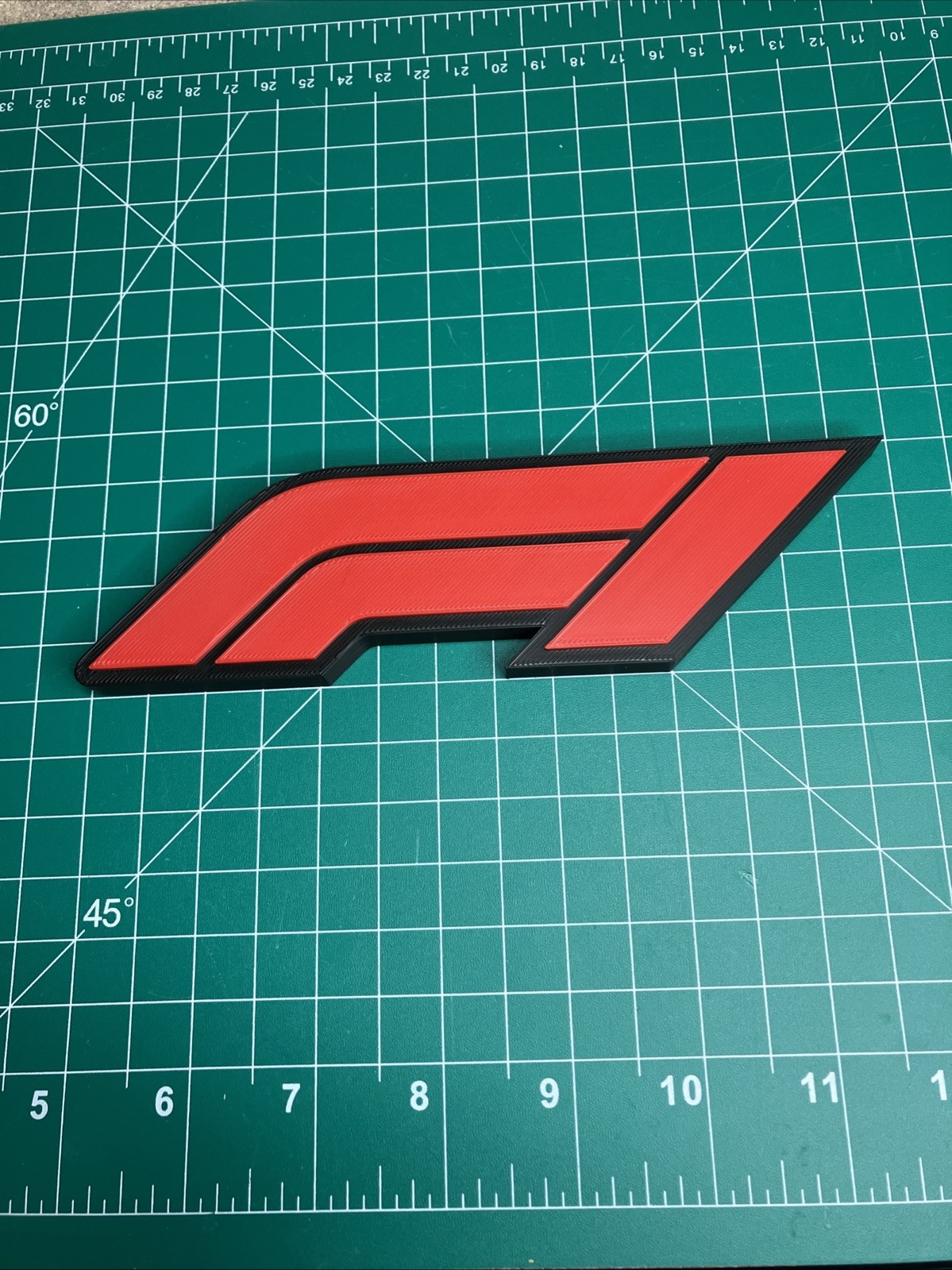 3D Printed F1 Formula 1 Sign Logo Desk Shelf Fan Art Motorsport Racing #2