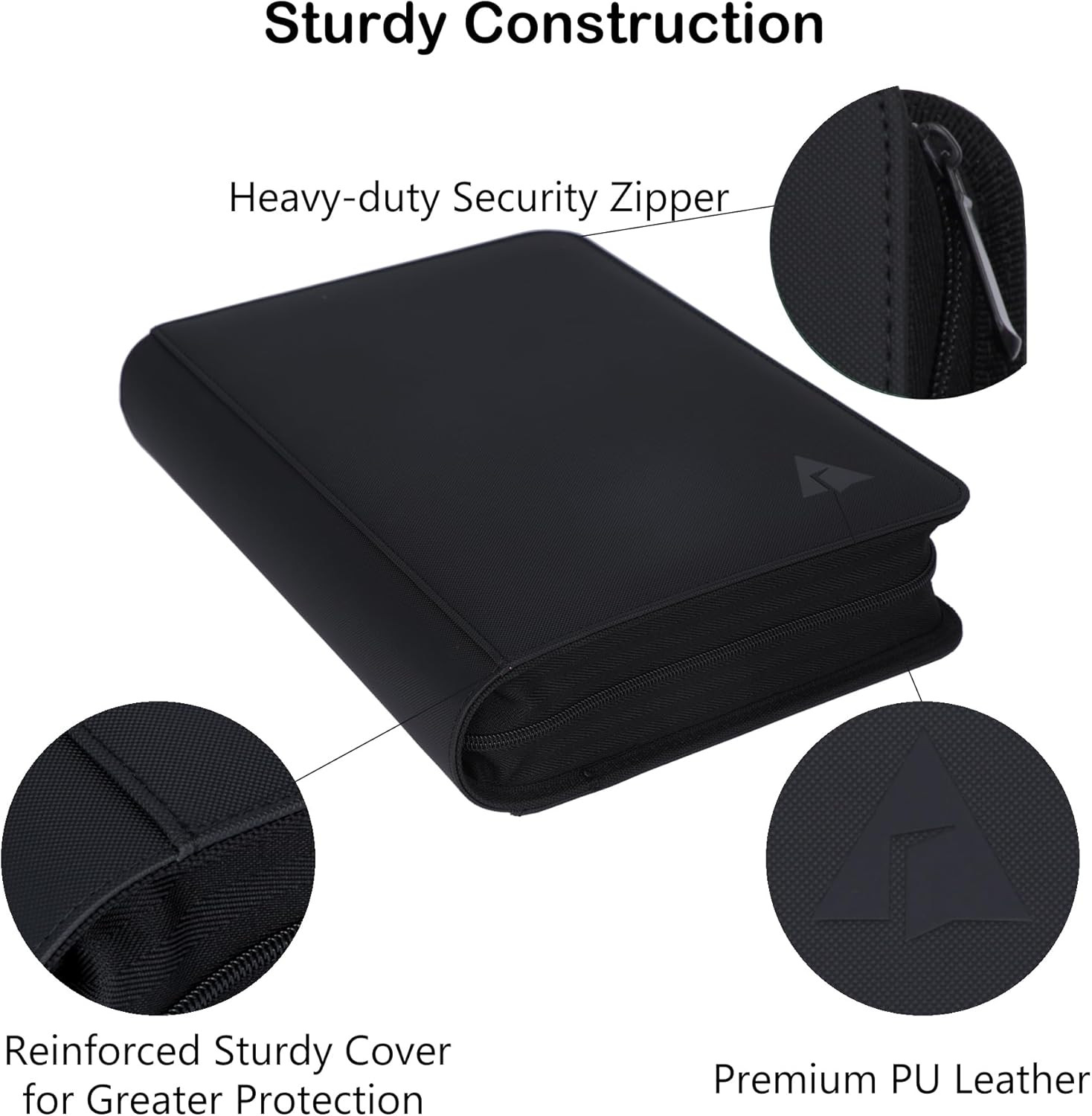 Rayvol 4-Pocket Binder for Semi Rigid Card Holders Holds 208 Semi Rigid Card …